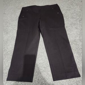 Chico's Elegant Brown Dress Pants Womens Size 20